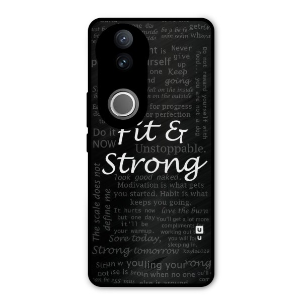 Fit And Strong Metal Back Case for Vivo V50e
