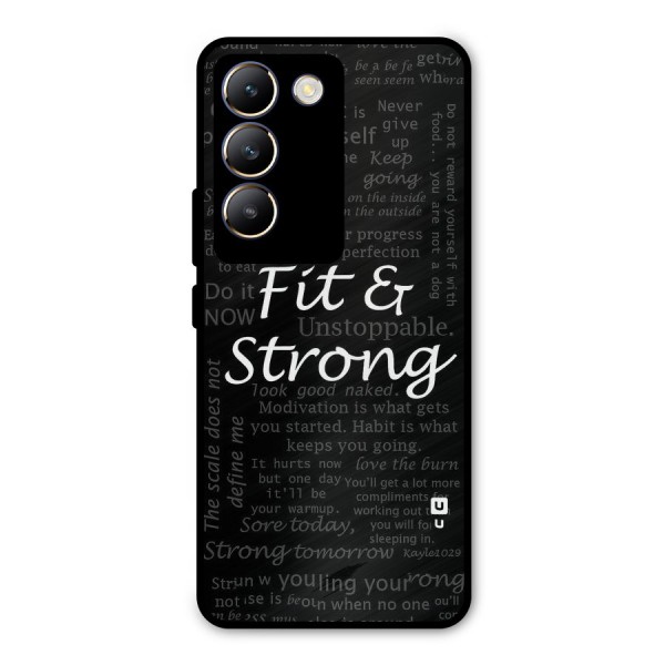 Fit And Strong Metal Back Case for Vivo Y200e