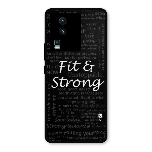 Fit And Strong Metal Back Case for iQOO Neo 7