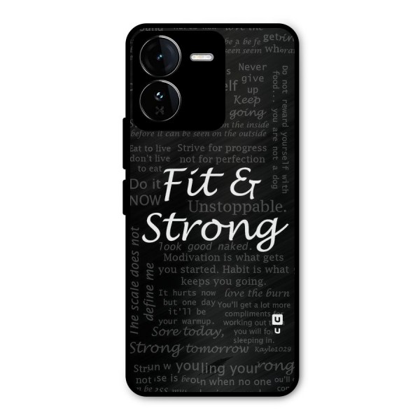 Fit And Strong Metal Back Case for iQOO Z9