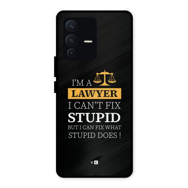Fix Stupid Case Metal Back Case for Vivo V23 5G
