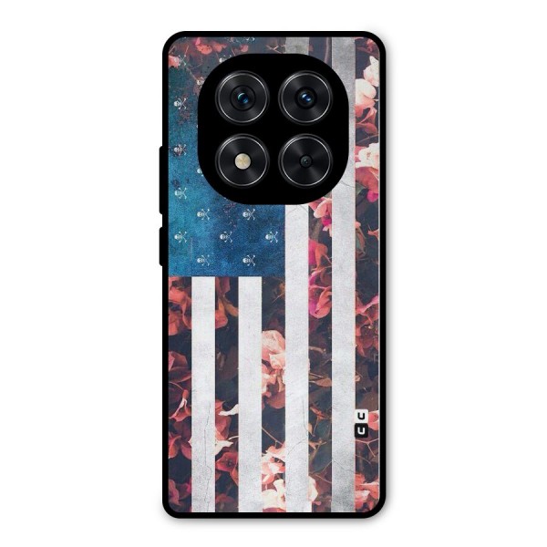 Flag Stripes Metal Back Case for Redmi Note 14 Pro 5G