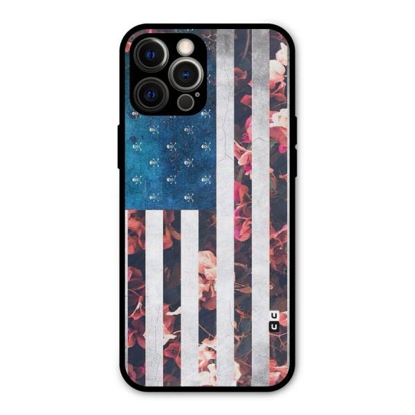 Flag Stripes Metal Back Case for iPhone 12 Pro Max