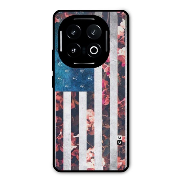 Flag Stripes Metal Back Case for iQOO 13