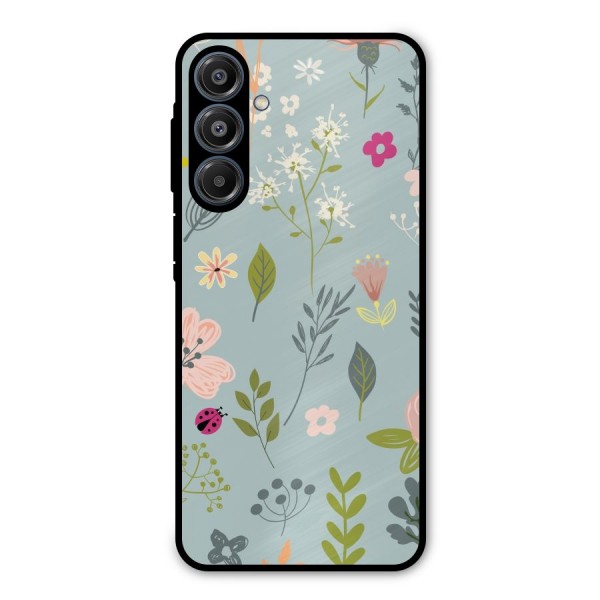 Flawless Flowers Metal Back Case for Galaxy A16 5G