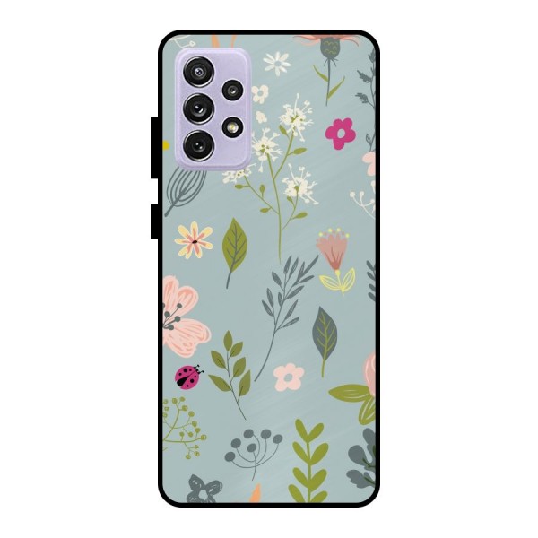 Flawless Flowers Metal Back Case for Galaxy A72