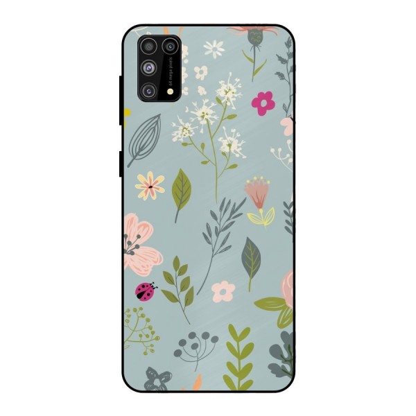 Flawless Flowers Metal Back Case for Galaxy F41