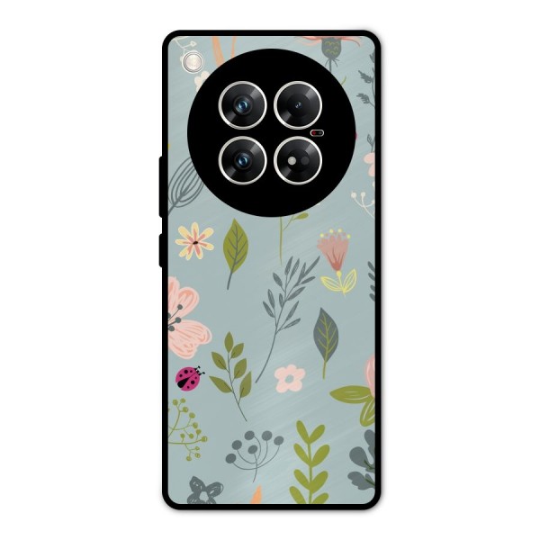 Flawless Flowers Metal Back Case for Infinix Zero 40 5G