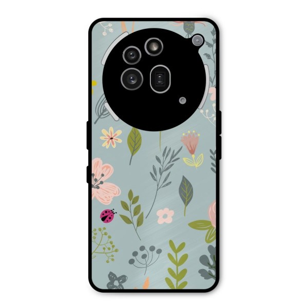 Flawless Flowers Metal Back Case for Nothing Phone 3a Pro