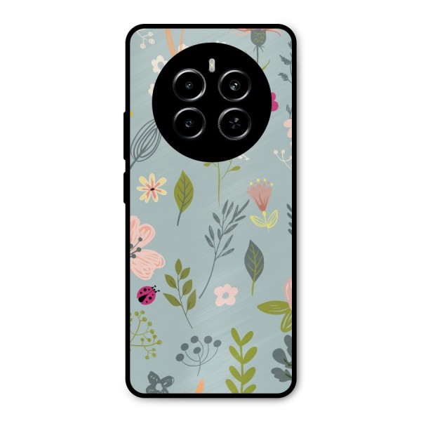 Flawless Flowers Metal Back Case for Realme P1