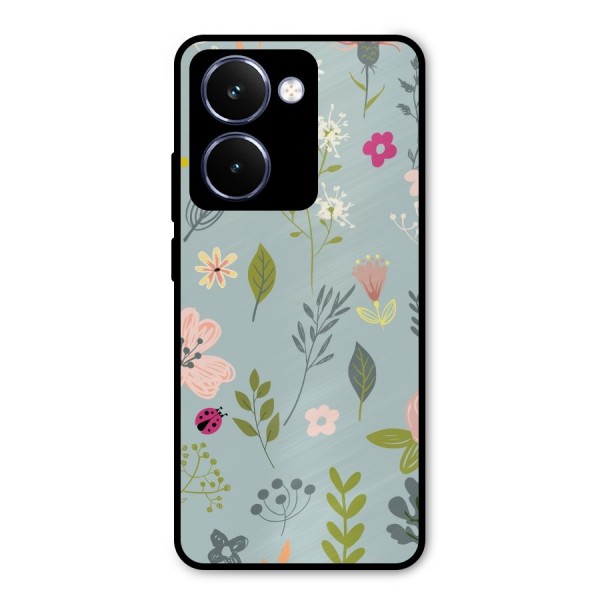 Flawless Flowers Metal Back Case for Realme P3 Ultra