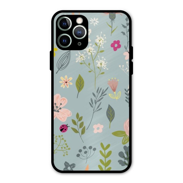 Flawless Flowers Metal Back Case for iPhone 11 Pro Max