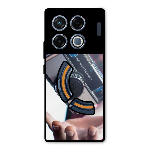 Floating Camera Metal Back Case for Infinix GT 20 Pro