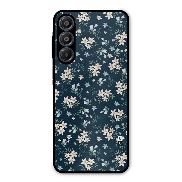 Floral Blue Bloom Metal Back Case for Galaxy A16 5G