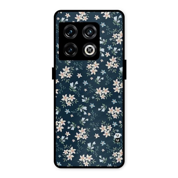 Floral Blue Bloom Metal Back Case for OnePlus 10 Pro 5G