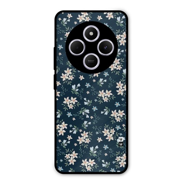 Floral Blue Bloom Metal Back Case for Redmi 14C