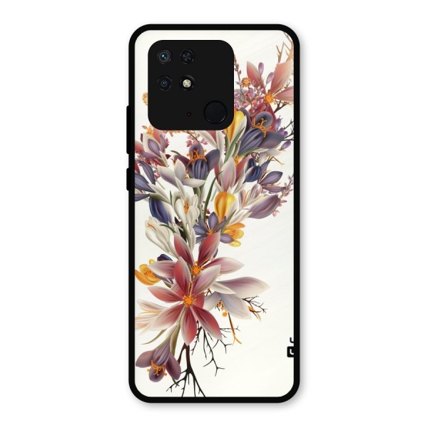 Floral Bouquet Metal Back Case for Redmi 10 Power
