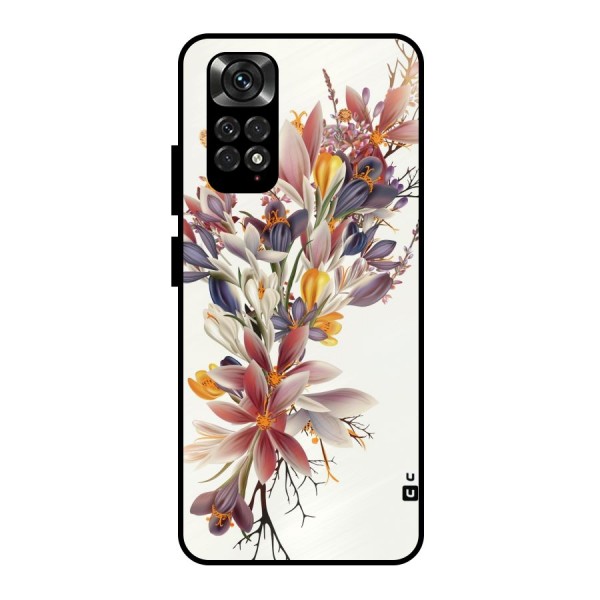 Floral Bouquet Metal Back Case for Redmi Note 11 Pro
