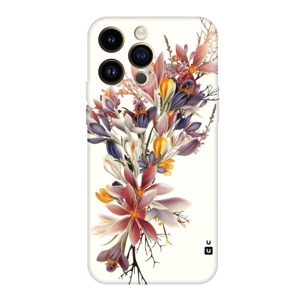 Floral Bouquet Original Polycarbonate Back Case for iPhone 14 Pro Max
