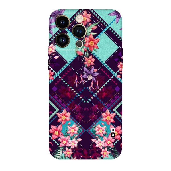 Floral Diamonds Original Polycarbonate Back Case for iPhone 14 Pro Max
