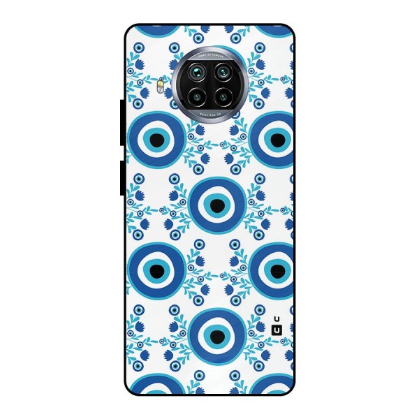 Floral Evil Eyes Metal Back Case for Mi 10i