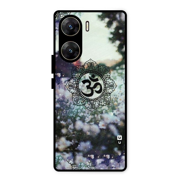 Floral Pray Metal Back Case for Vivo V29e