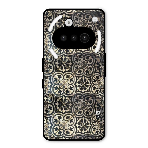 Floral Tile Metal Back Case for Nothing Phone 3a