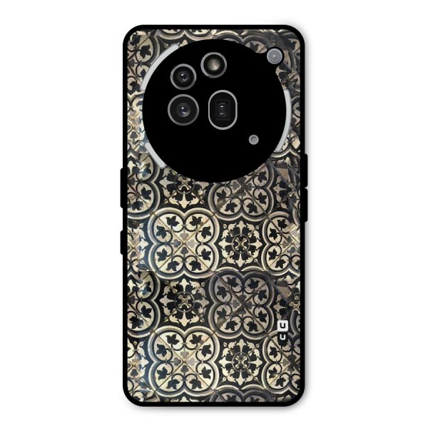 Floral Tile Metal Back Case for Nothing Phone 3a Pro