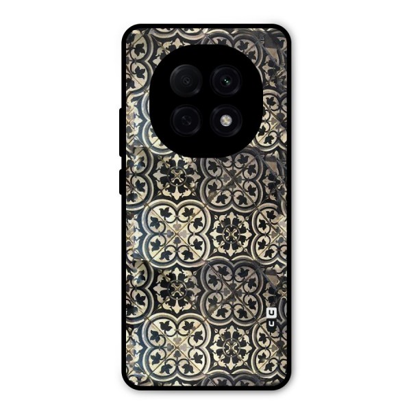Floral Tile Metal Back Case for Oppo F29 Pro