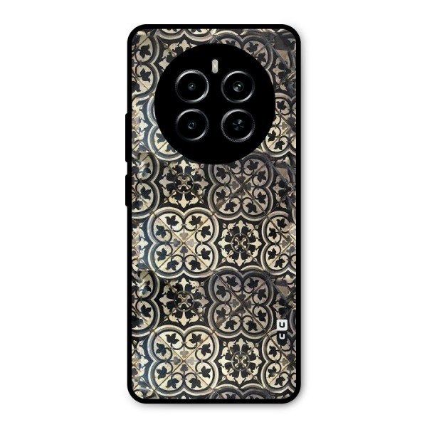 Floral Tile Metal Back Case for Realme P1