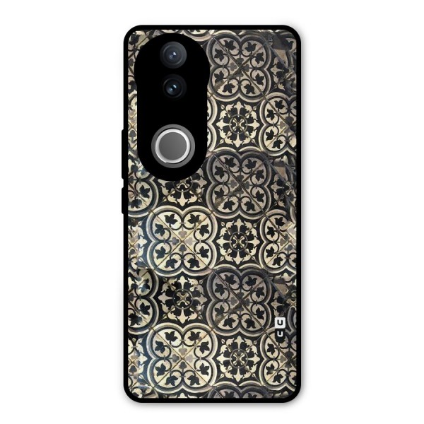 Floral Tile Metal Back Case for Vivo V50e
