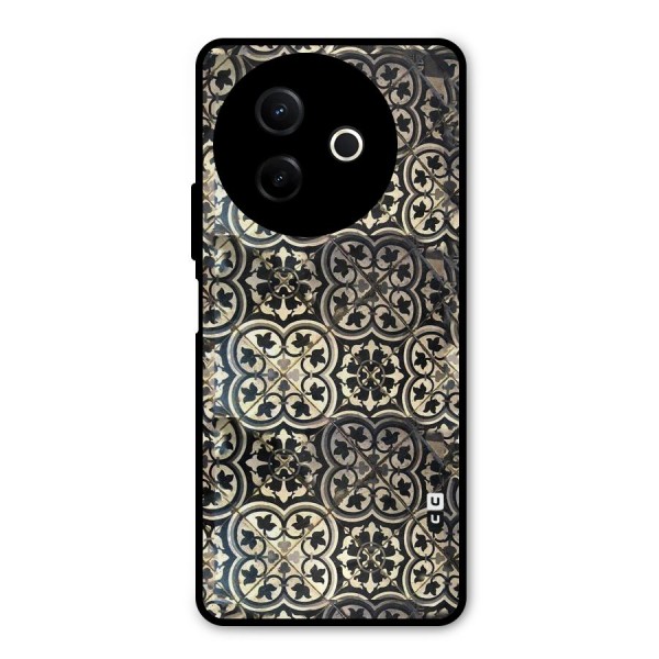 Floral Tile Metal Back Case for Vivo Y39