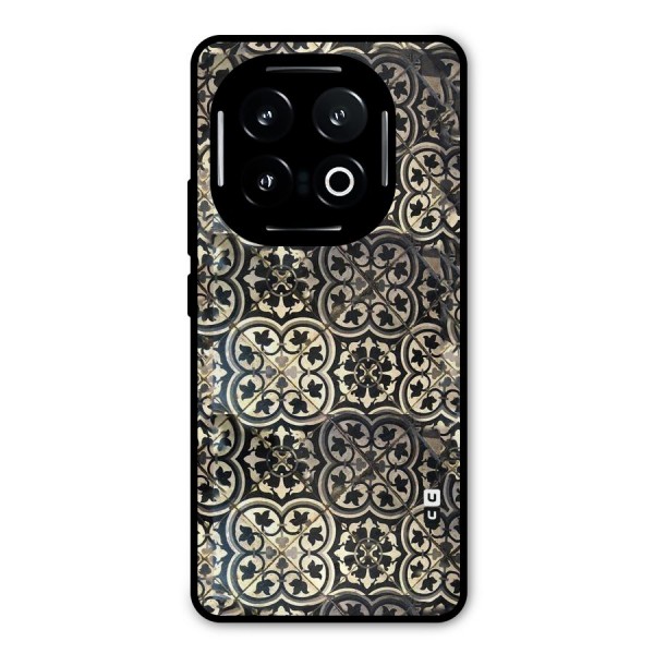 Floral Tile Metal Back Case for iQOO 13