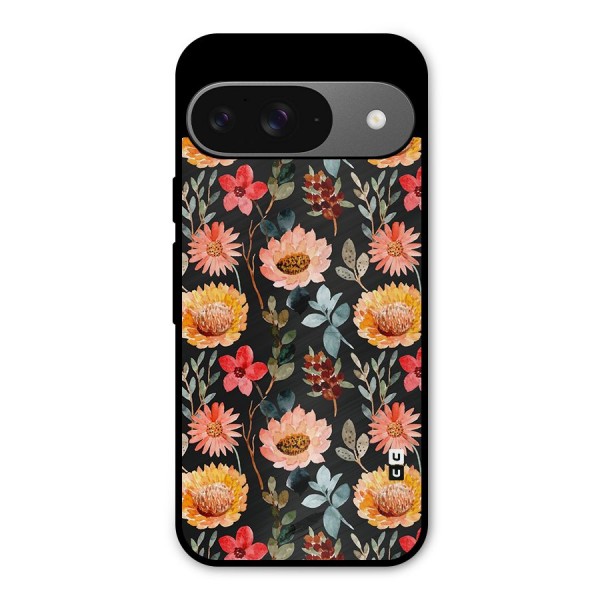Florals Wonderful Pattern Metal Back Case for Google Pixel 9