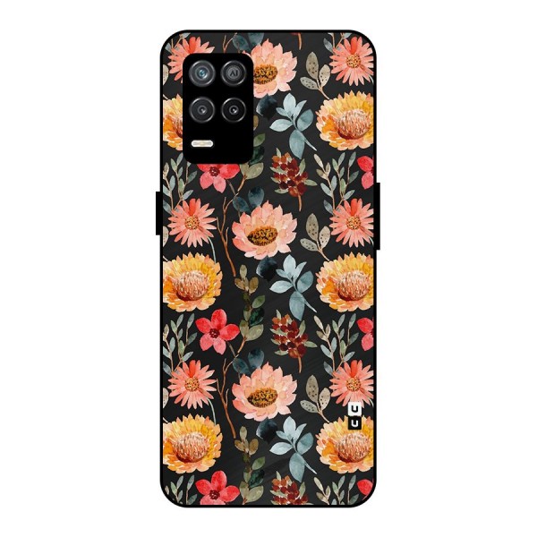 Florals Wonderful Pattern Metal Back Case for Realme 9 5G