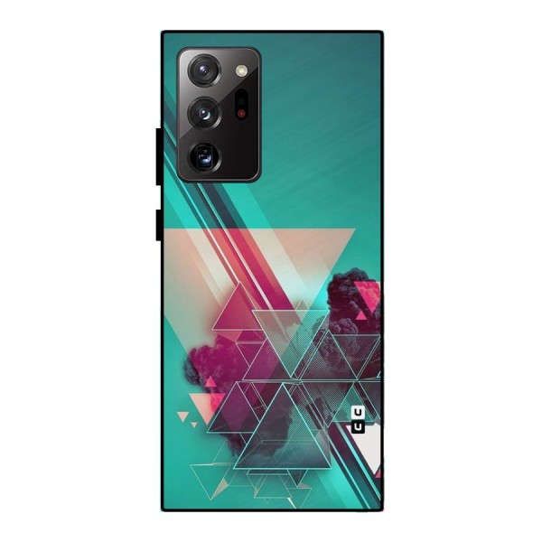 Floroscent Abstract Metal Back Case for Galaxy Note 20 Ultra