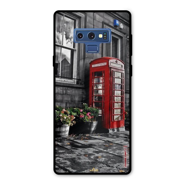 Flower And Booth Metal Back Case for Galaxy Note 9