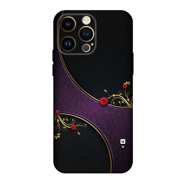 Flower Curves Original Polycarbonate Back Case for iPhone 14 Pro Max