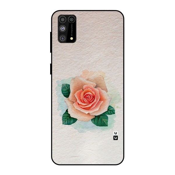 Flower Water Art Metal Back Case for Galaxy F41