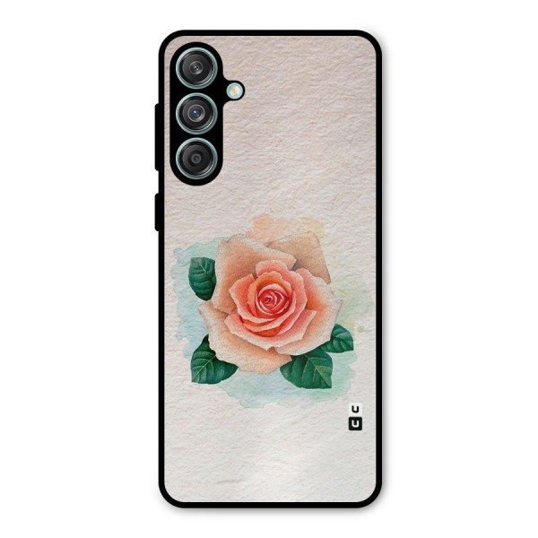 Flower Water Art Metal Back Case for Galaxy M55 5G