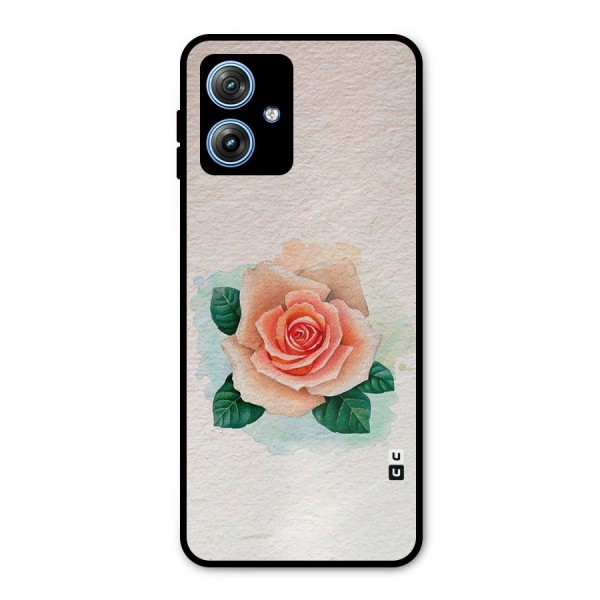 Flower Water Art Metal Back Case for Moto G54