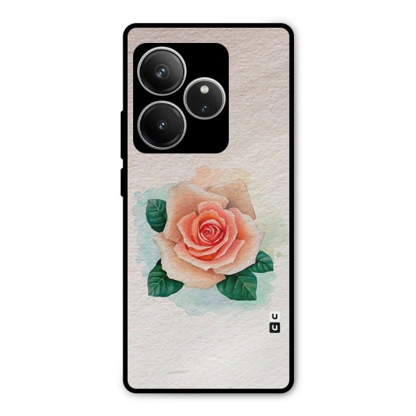 Flower Water Art Metal Back Case for Realme GT 6