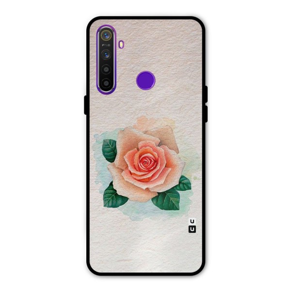 Flower Water Art Metal Back Case for Realme Narzo 10