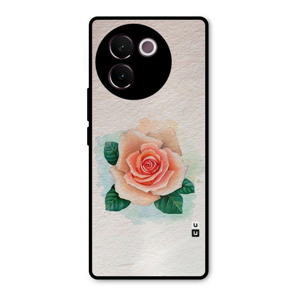Flower Water Art Metal Back Case for Vivo V30e