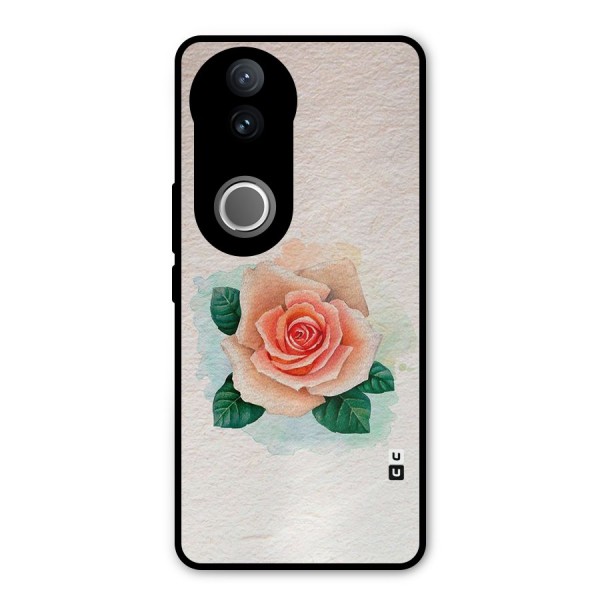 Flower Water Art Metal Back Case for Vivo V50e