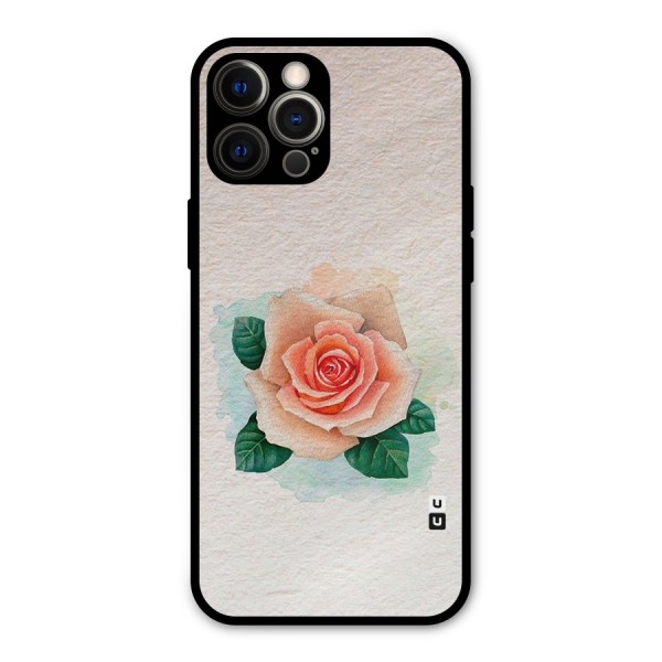 Flower Water Art Metal Back Case for iPhone 12 Pro Max