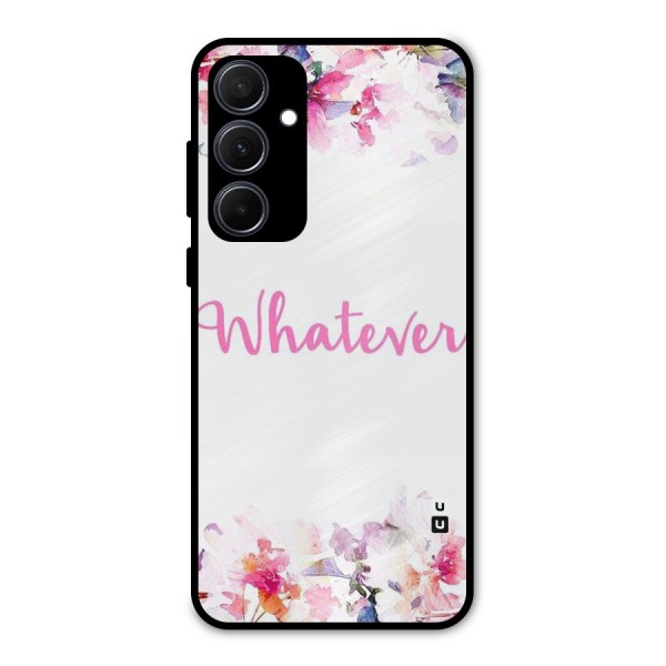 Flower Whatever Metal Back Case for Galaxy A35