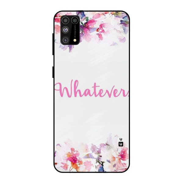 Flower Whatever Metal Back Case for Galaxy F41