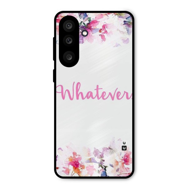 Flower Whatever Metal Back Case for Galaxy M56