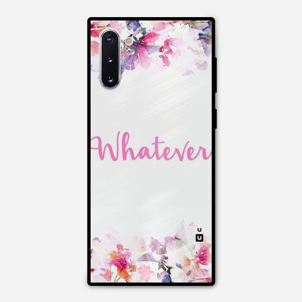 Flower Whatever Metal Back Case for Galaxy Note 10
